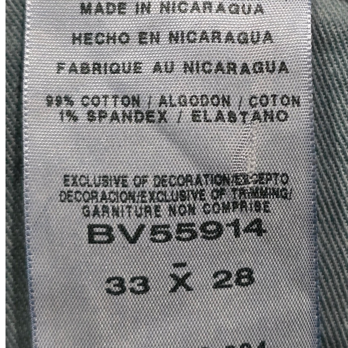 Pantalon Timberland Pro 33x28 Recto