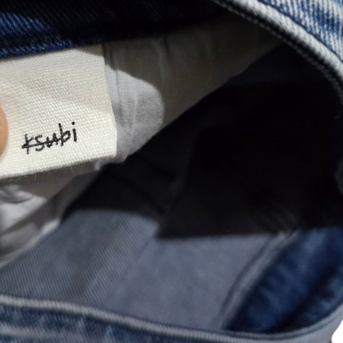 Pantalon Ksubi 32x30 Skinny Azul Claro