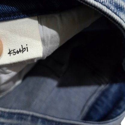 Pantalon Ksubi 32x30 Skinny Azul Claro
