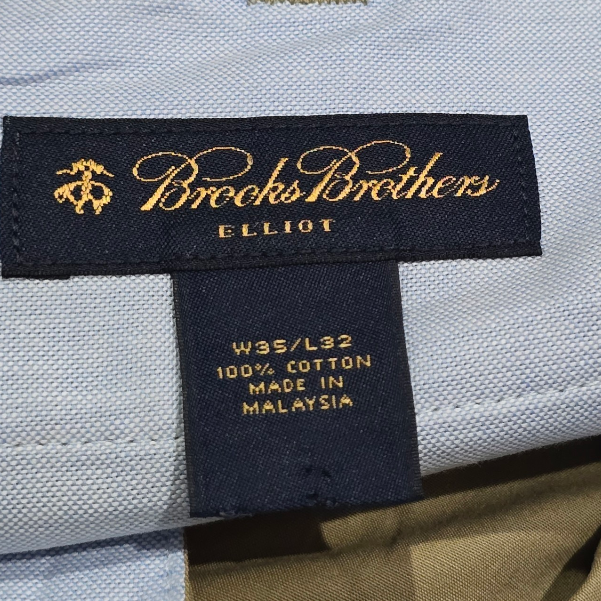 Pantalon Brooks Brothers 35x32 Cafe Vestir