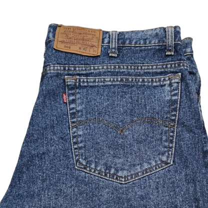 Pantalon Levis 505 42x30 Recto Azul Vintage