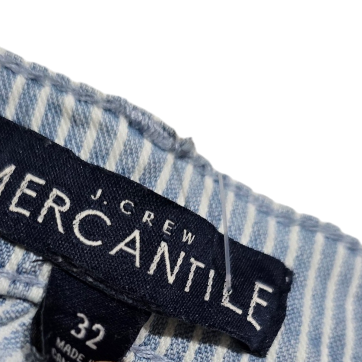 Pantalon J.crew 32 Slimfit Azul Claro Lineas