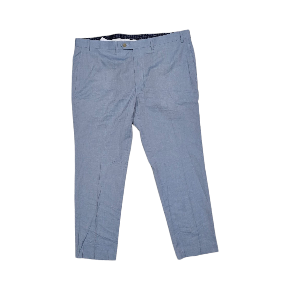 Pantalon Vestir Ralph Lauren 40x30 Azul Claro Recto