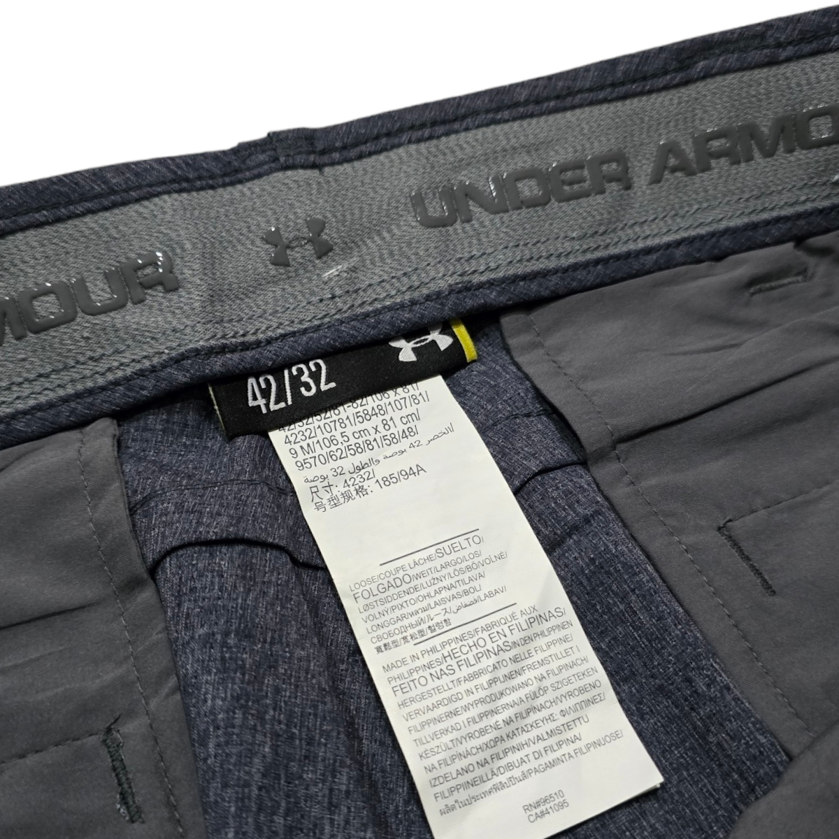 Pantalon Deportivo Underarmour 42x32 Azul