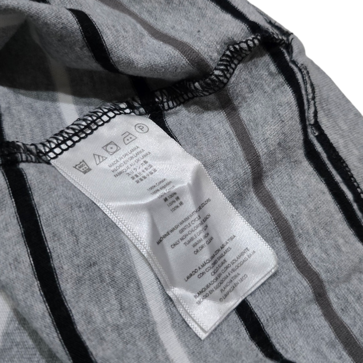 Playera Michael Kors Mediana M Negro Con Gris
