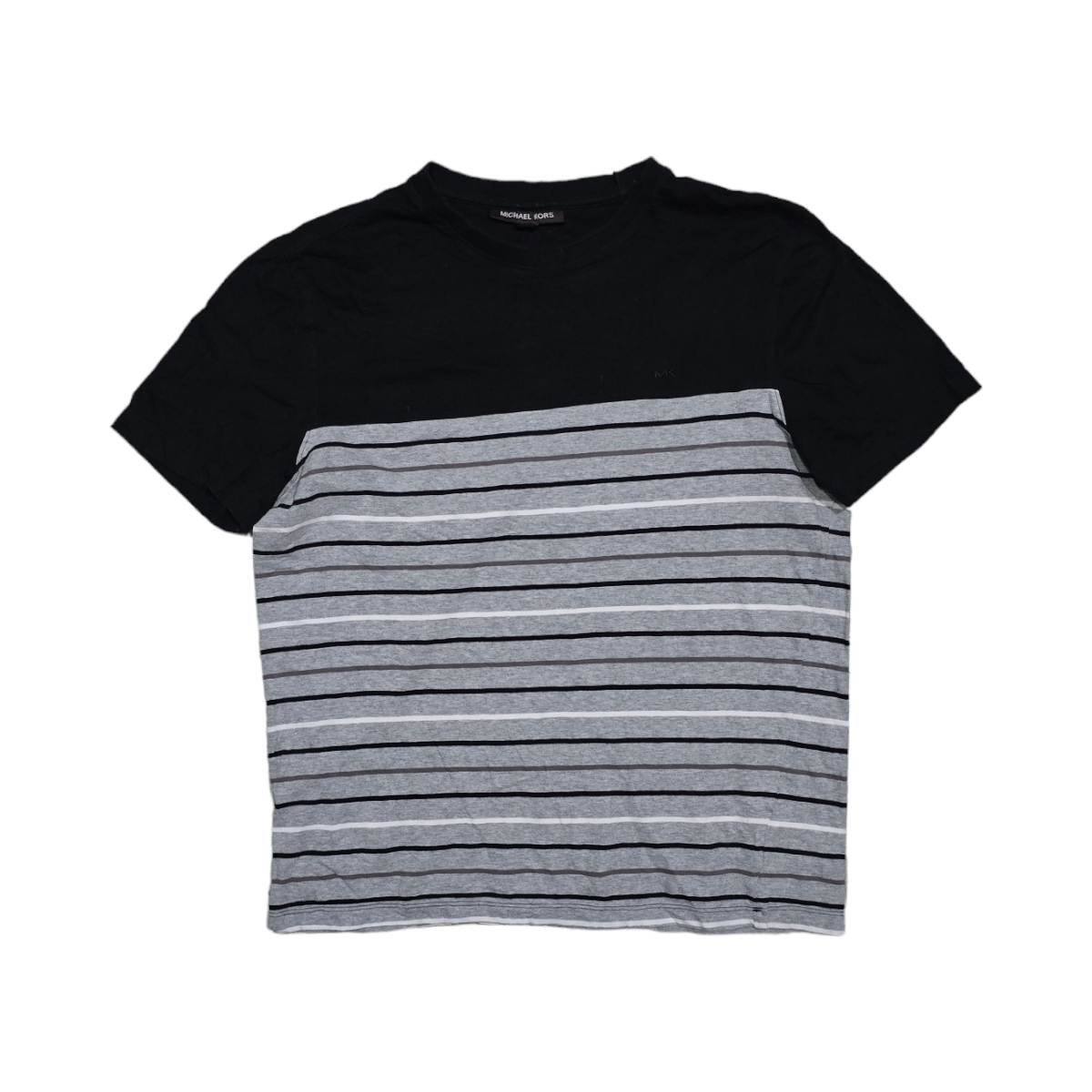Playera Michael Kors Mediana M Negro Con Gris