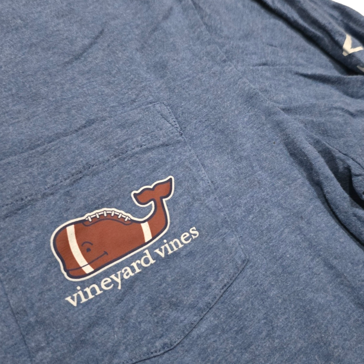Playera Manga Larga Vineyard Vines Mediana M Azul