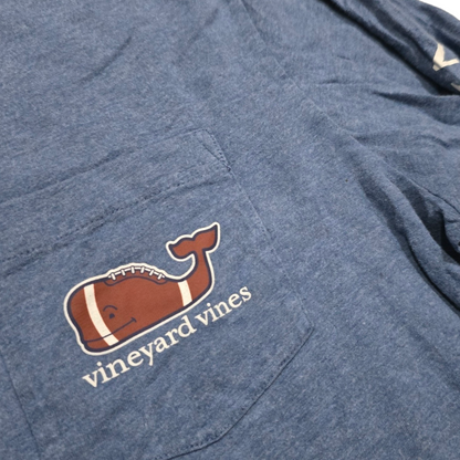 Playera Manga Larga Vineyard Vines Mediana M Azul