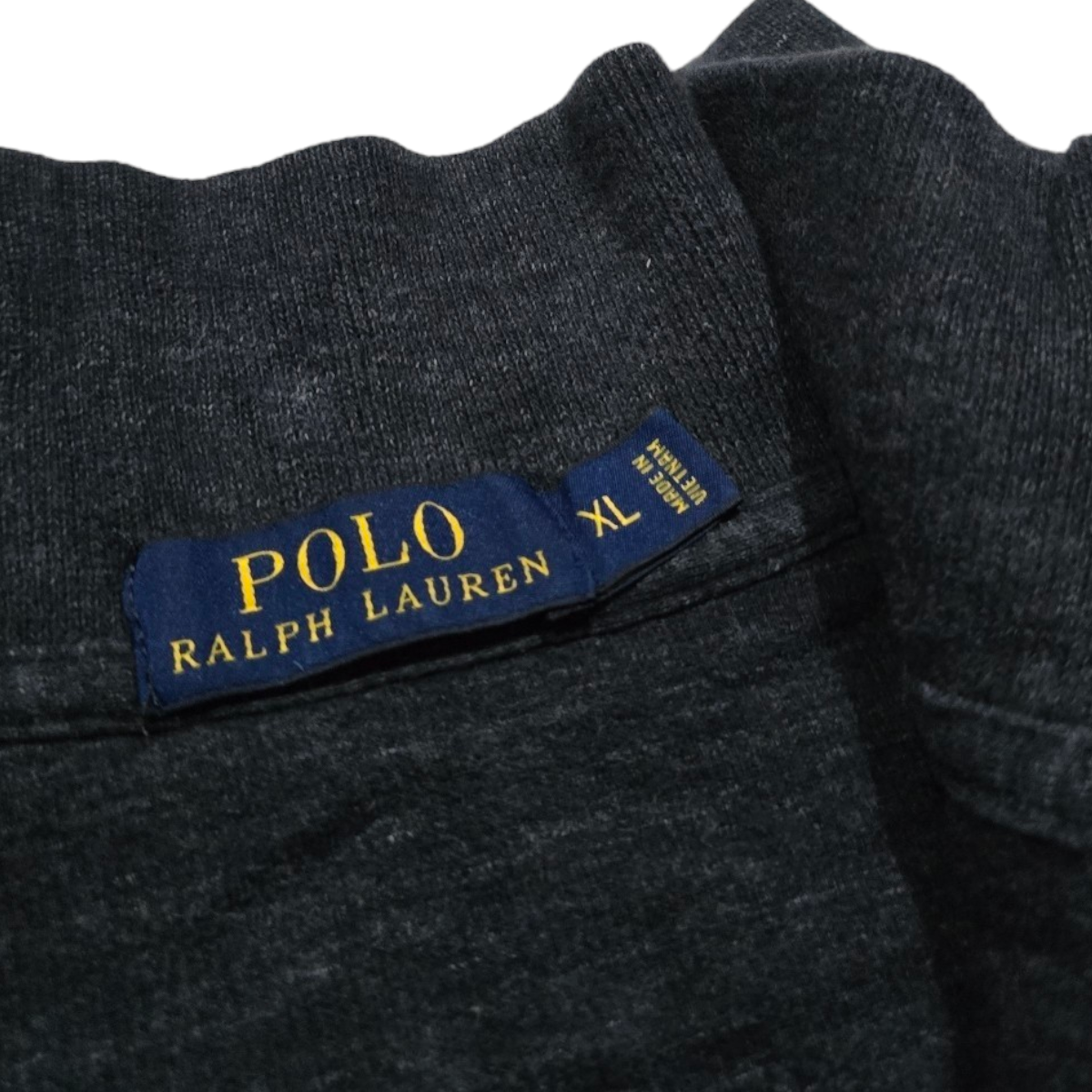 Sueter Ralph Lauren Xgrande Xl Gris Oscuro Pony Verde