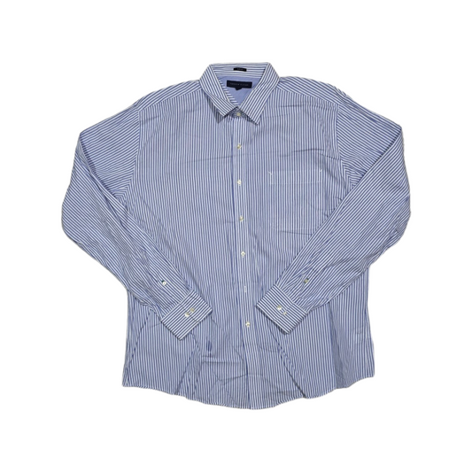 Camisa Tommy Hilfiger Xgrande Xl 17 1/2 36-37 Slimfit Azul