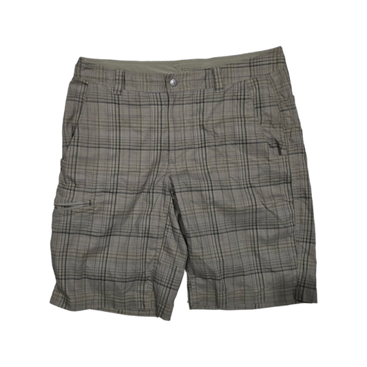 Short Columbia Talla 36 Cuadro Marron