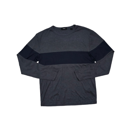 Playera Manga Larga Theory Chico S Gris