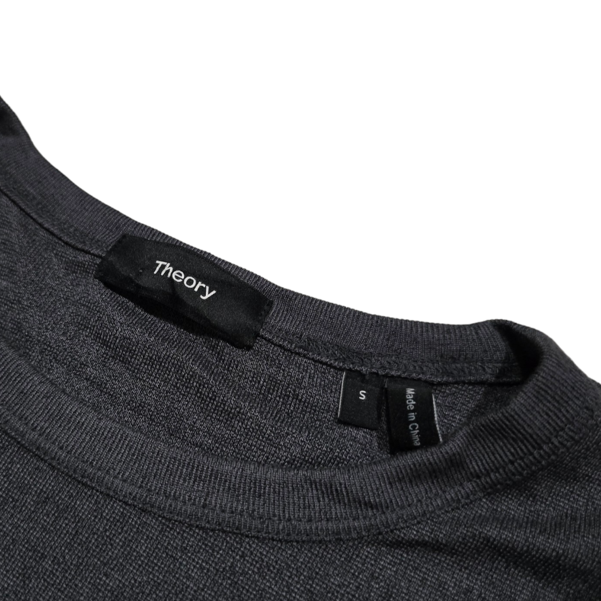 Playera Manga Larga Theory Chico S Gris