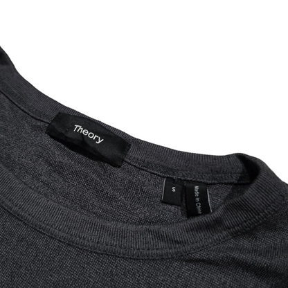 Playera Manga Larga Theory Chico S Gris