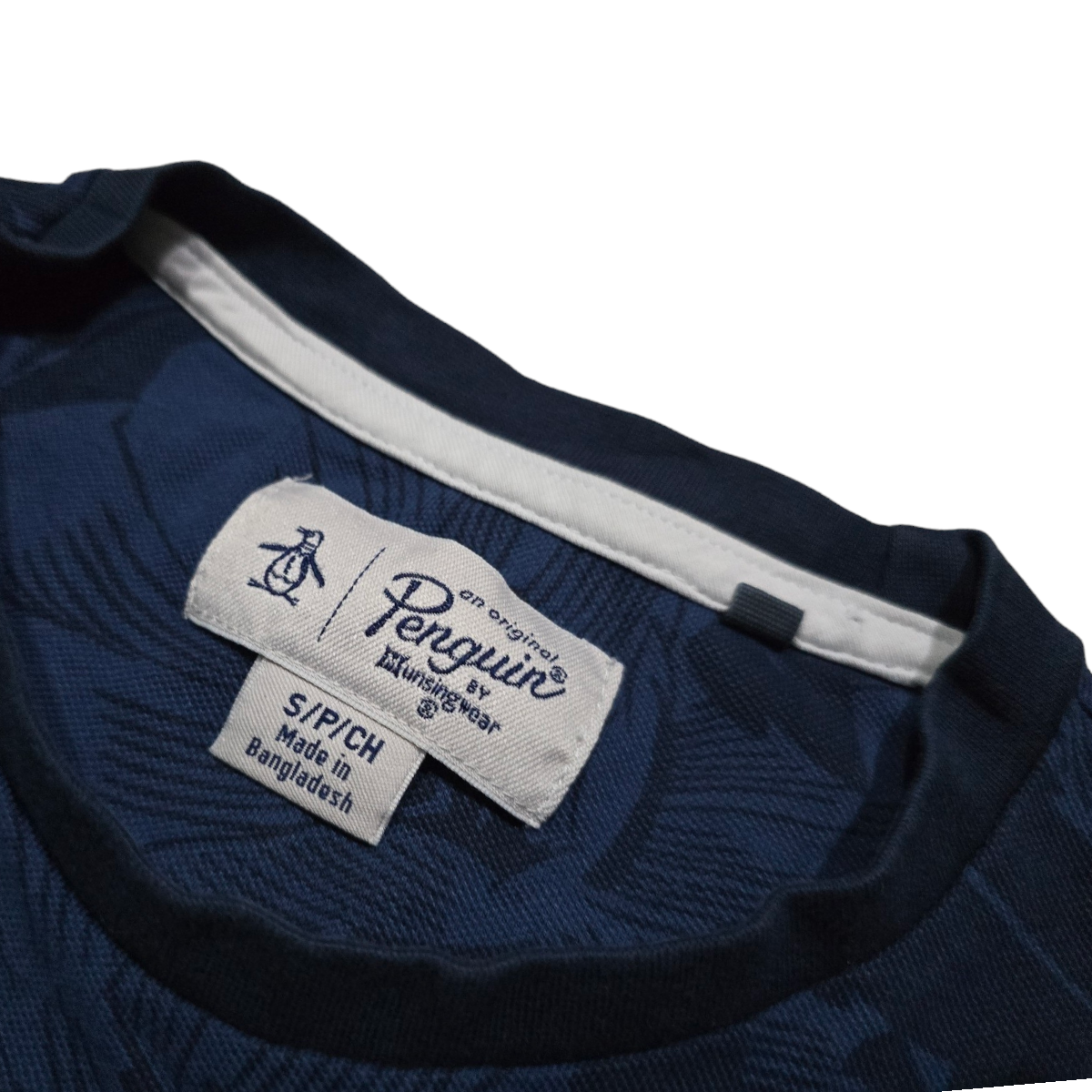 Playera Penguin Chico S Azul