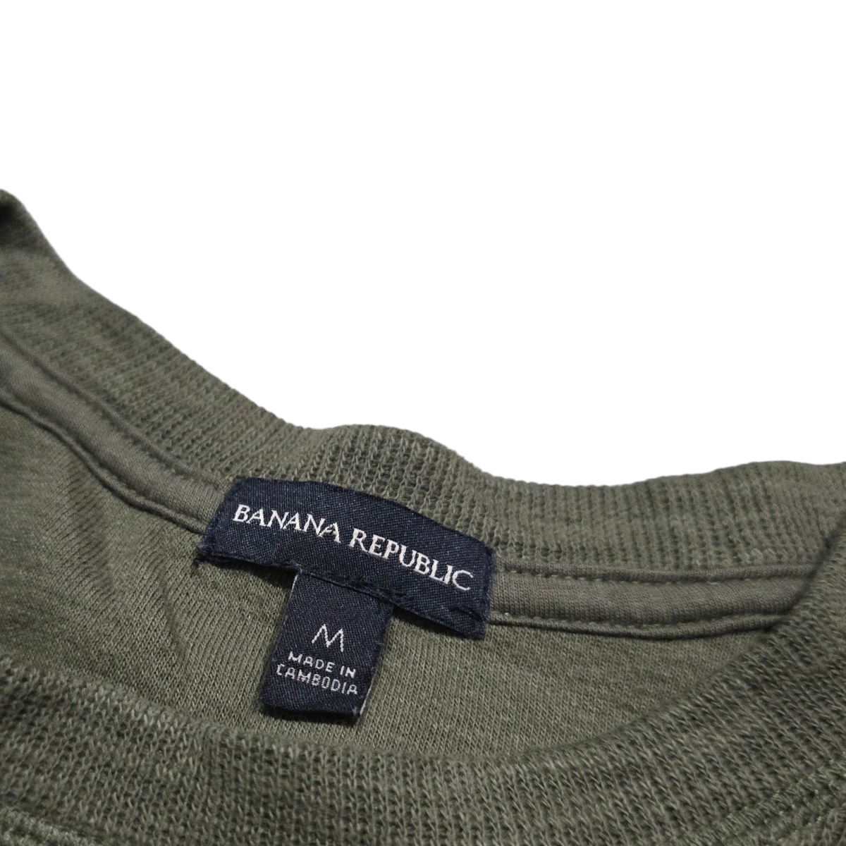 Playera Manga Larga Banana Republic Mediana M Verde