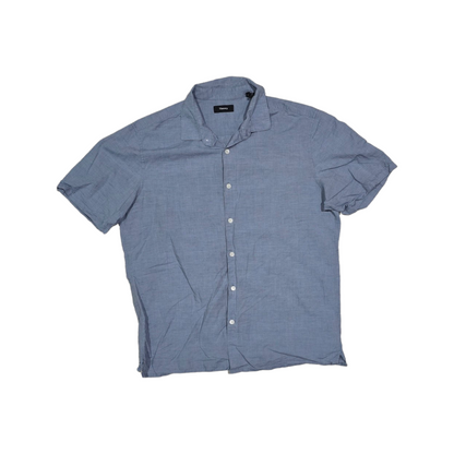 Camisa Manga Corta Theory Grande L Azul