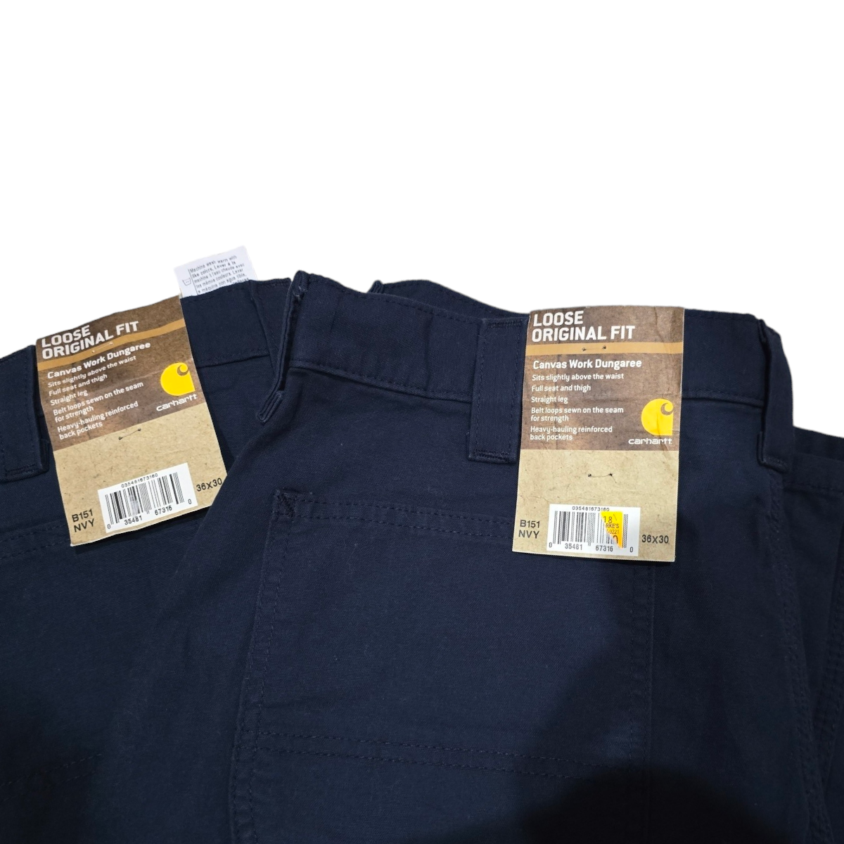 Pantalon Carhartt 36x30 Loose Original Fit Azul