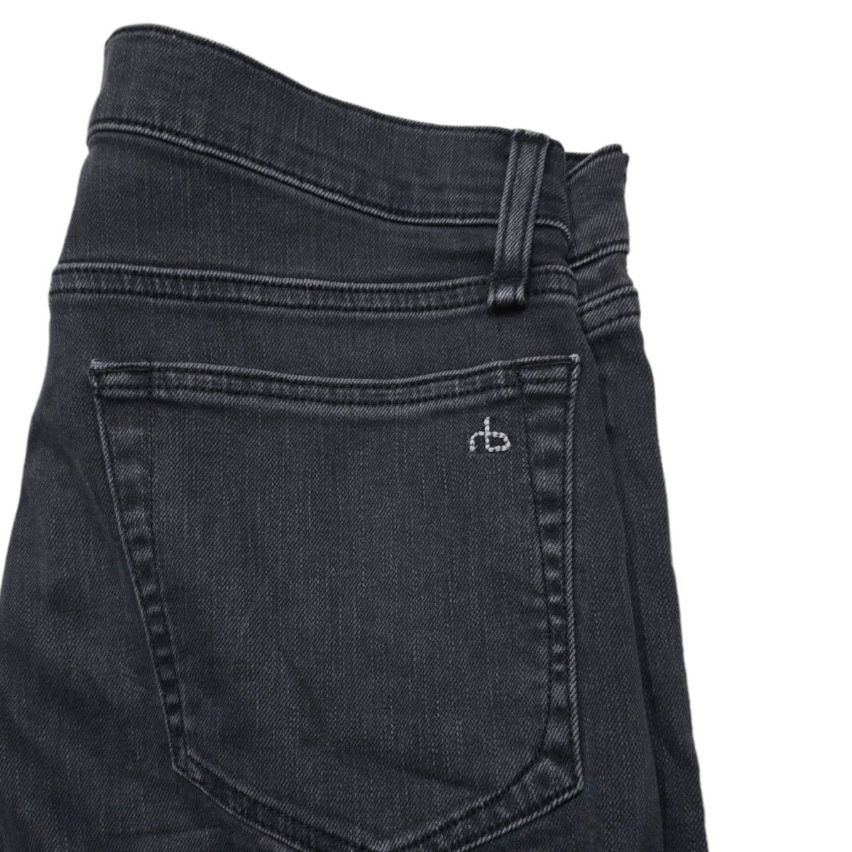 Pantalon Rag & Bone 30 Extra Slim Gris Obscuro