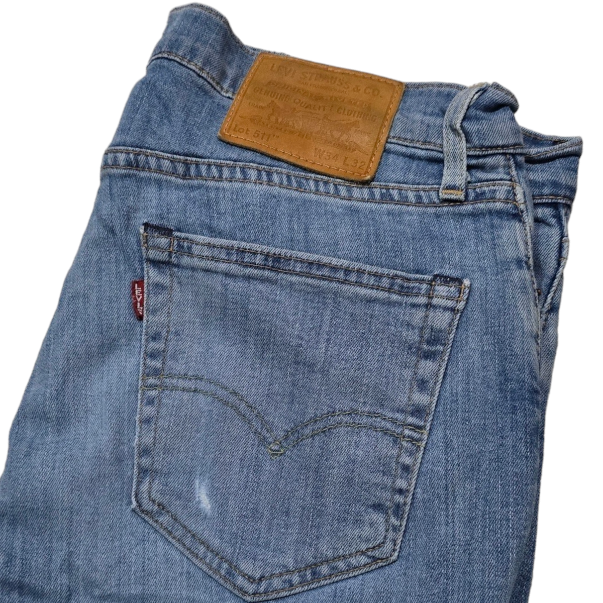 Pantalon Levis 511 Silmfit 34x34 Azul