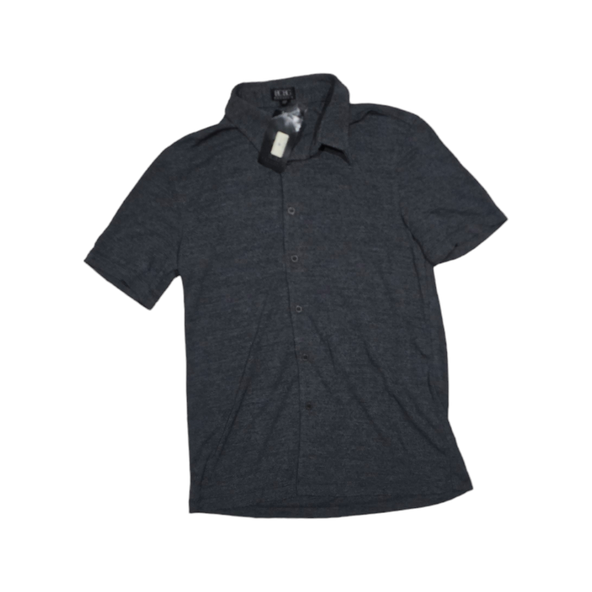 Playera Polo Con Botones Bcbg Maxazria Mediana M Gris