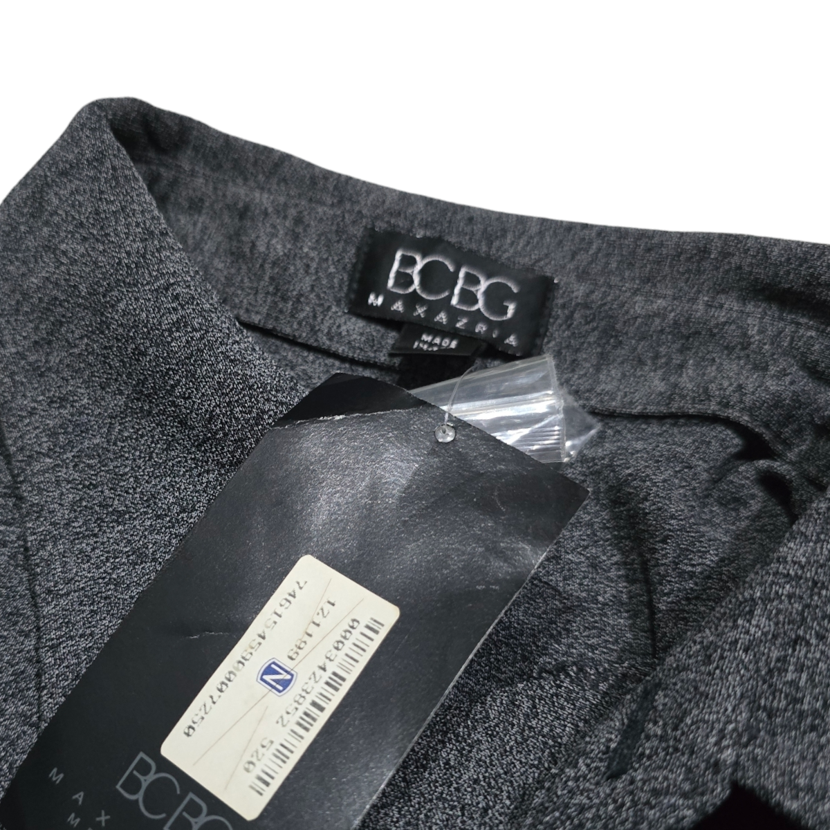 Playera Polo Con Botones Bcbg Maxazria Mediana M Gris