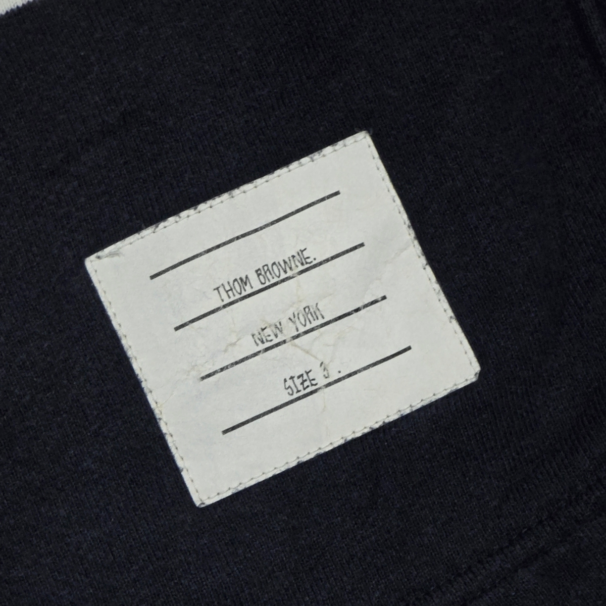 Short Thom Browne New York Talla 3 Azul 4 Lineas
