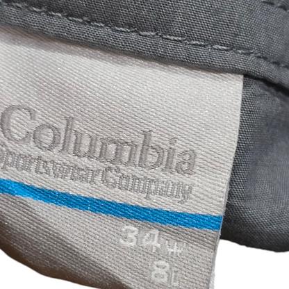 Bermuda Columbia Talla 34 Gris