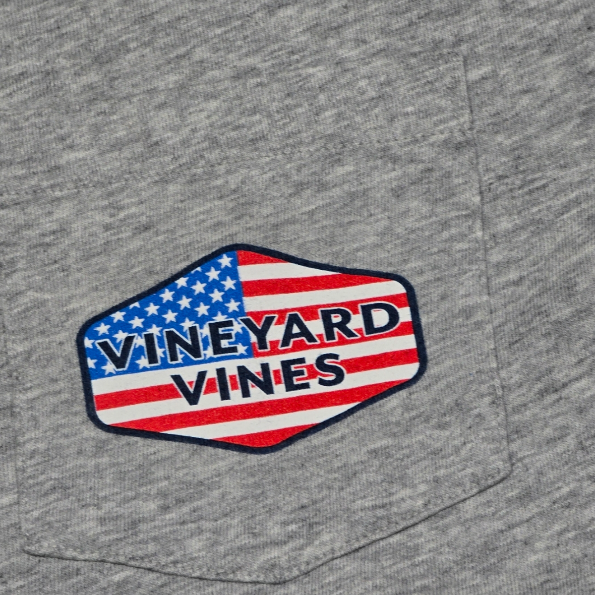 Playera Manga Larga Vineyard Vines Xchico Xs Gris Bandera