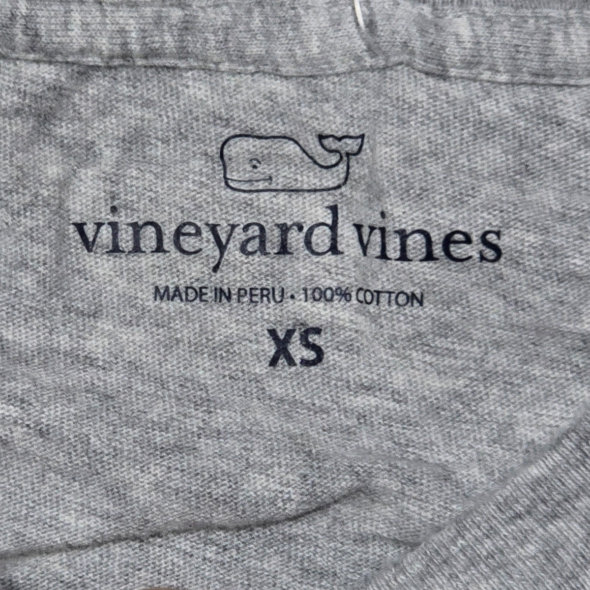 Playera Manga Larga Vineyard Vines Xchico Xs Gris Bandera