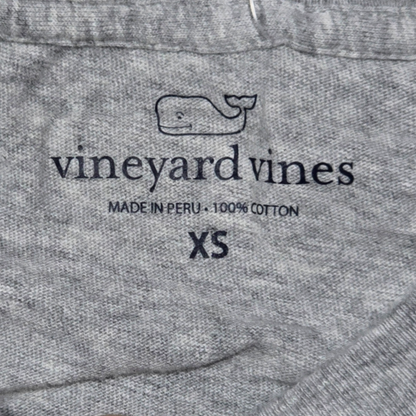 Playera Manga Larga Vineyard Vines Xchico Xs Gris Bandera