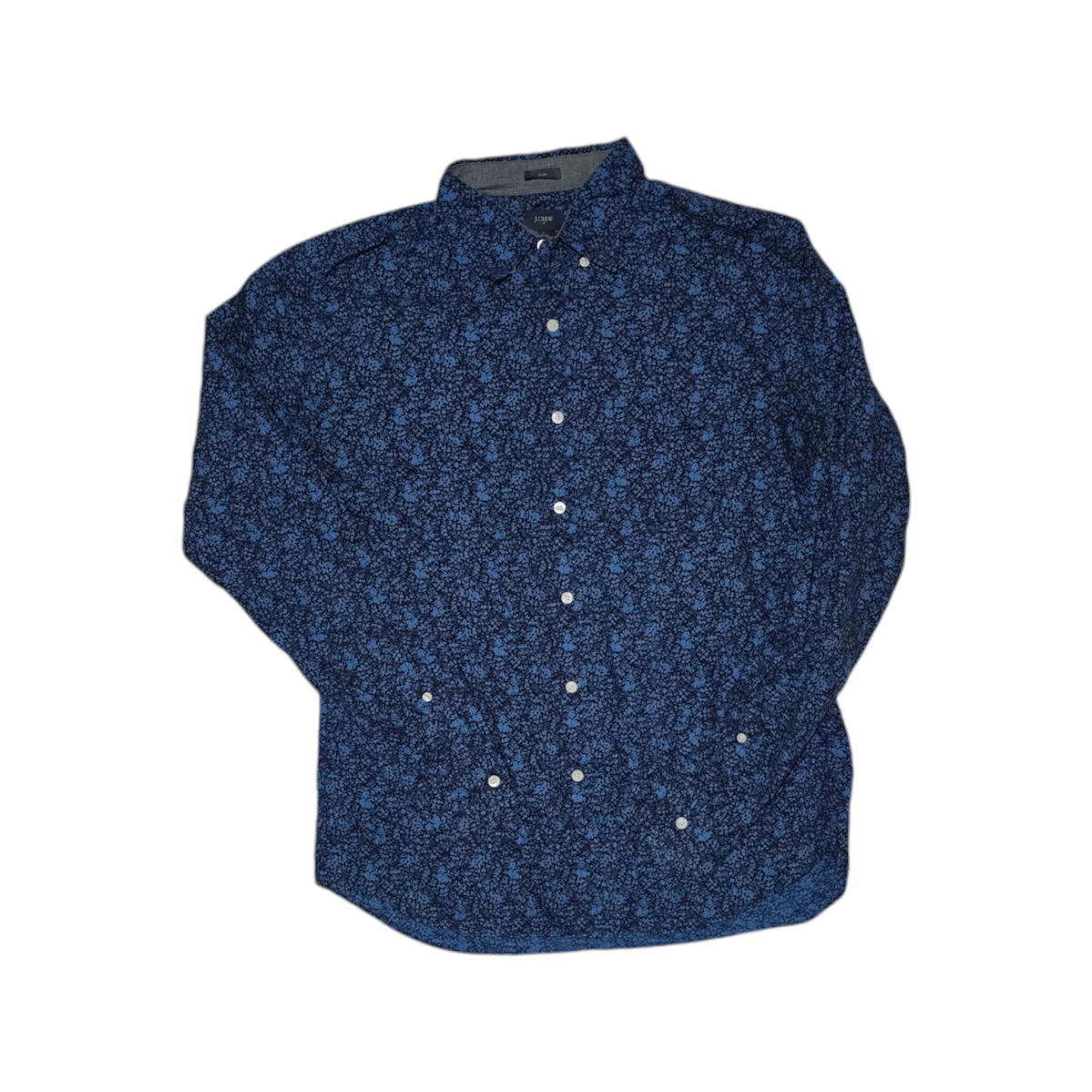 Camisa J.crew Grande L Slimfit Azul