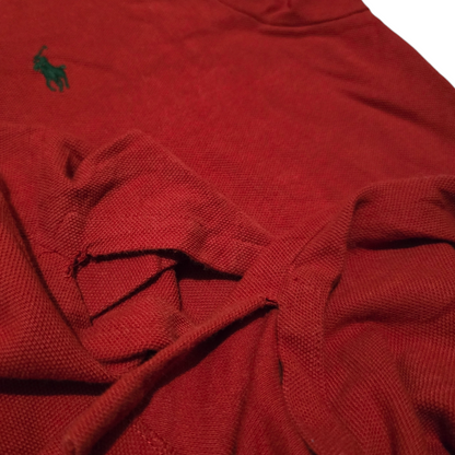 Playera Polo Ralph Lauren Grande L Custom Fit Rojo