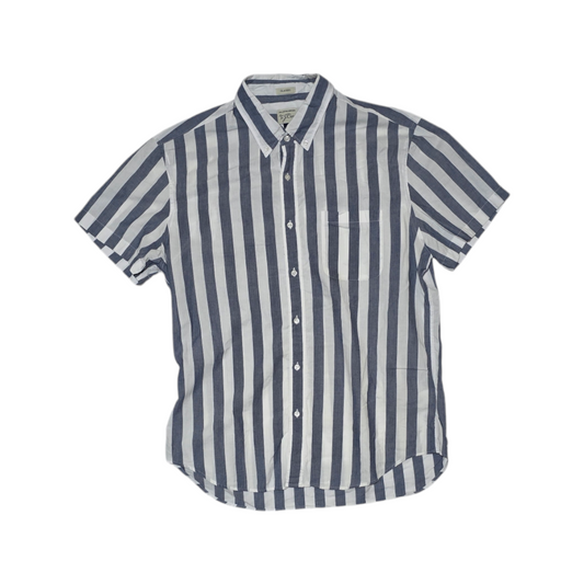 Camisa Manga Corta J.crew Grande L Classic Fit Lineas