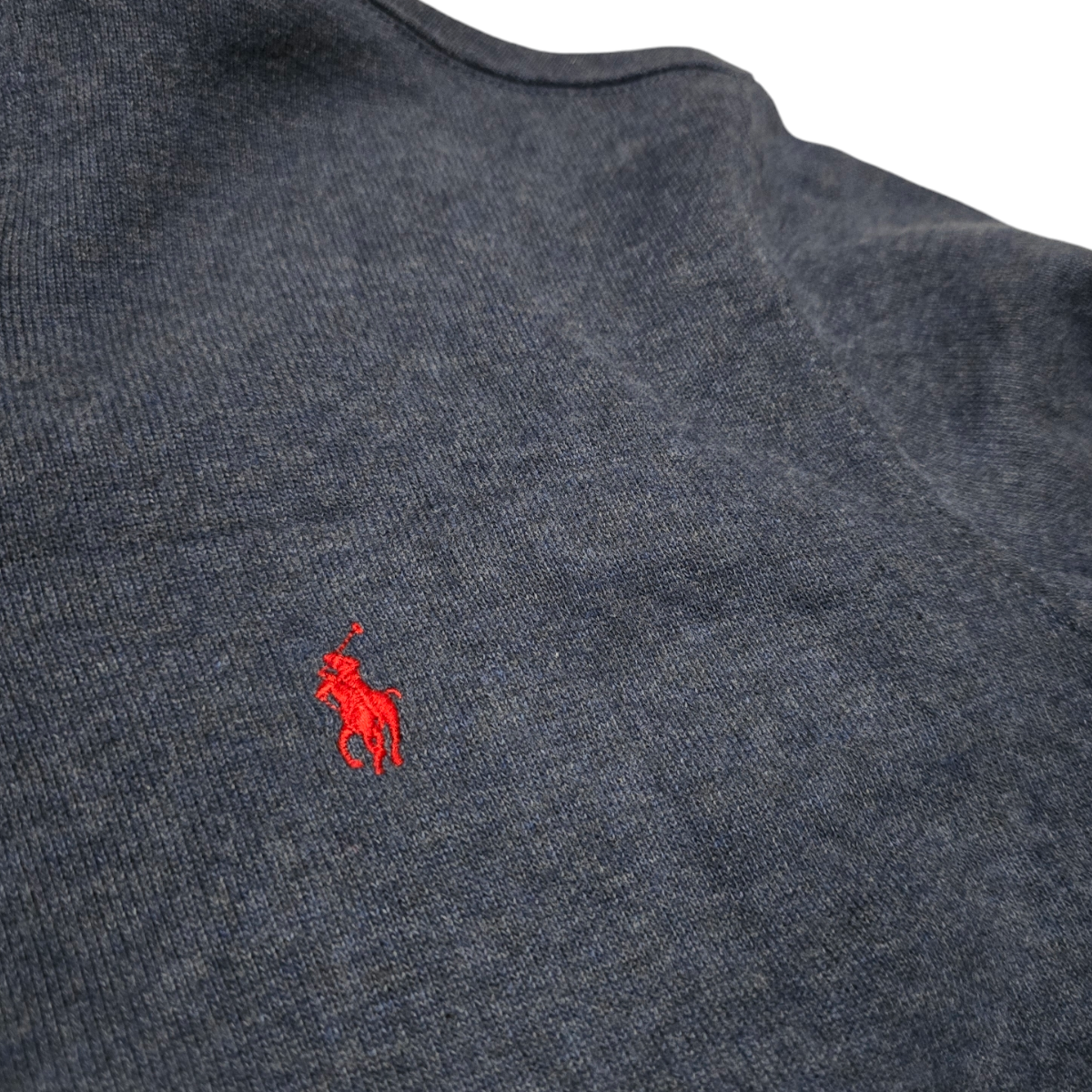 Sueter Cuello Alto Ralph Lauren 2xl Azul Pony Rojo