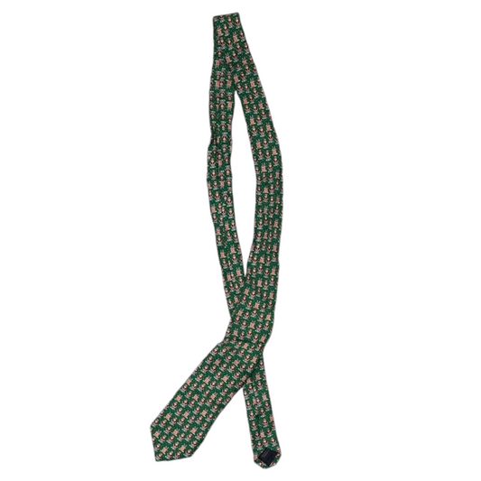 Corbata Vineyard Vines Verde Santa Claus