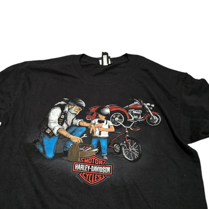 Playera Harley Davidson Mediana M Negro Syracuse