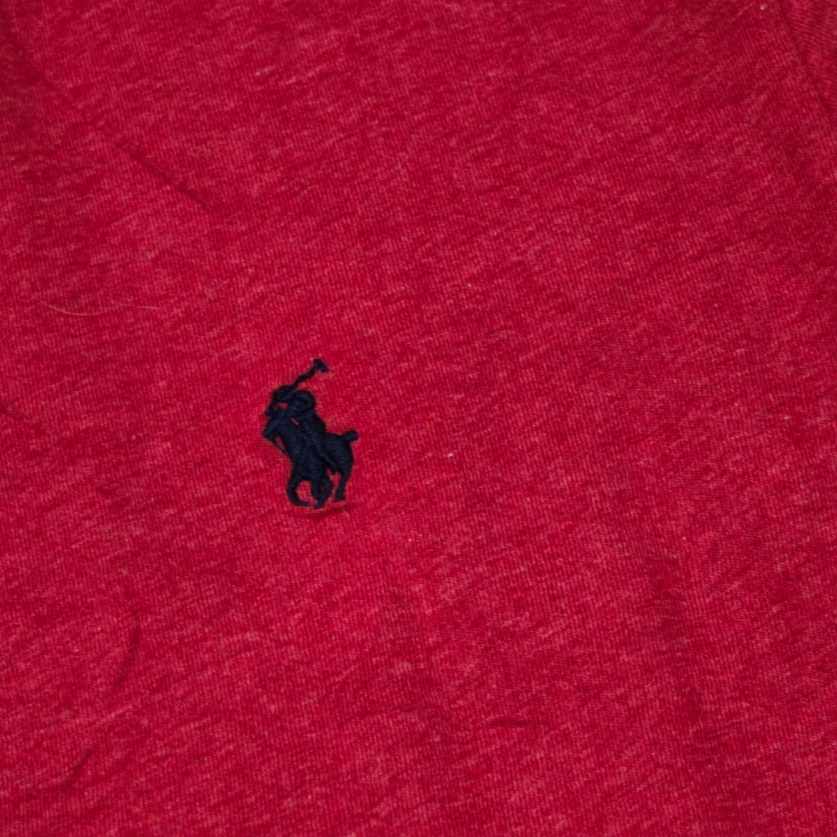 Playera Manga Larga Ralph Lauren Grande L Rojo Pony Azul