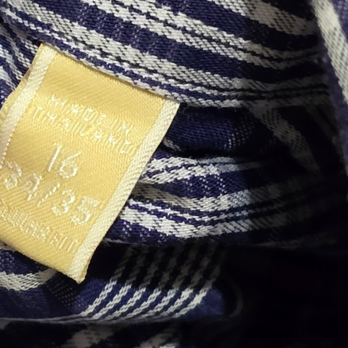 Camisa Michael Kors Grande 16 34-35 Azu Cuadro