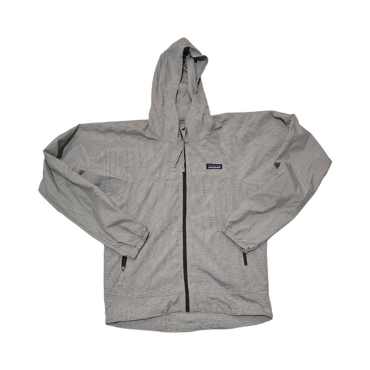 Chamarra Impermeable Patagonia Xchico Xs Gris Cuadros