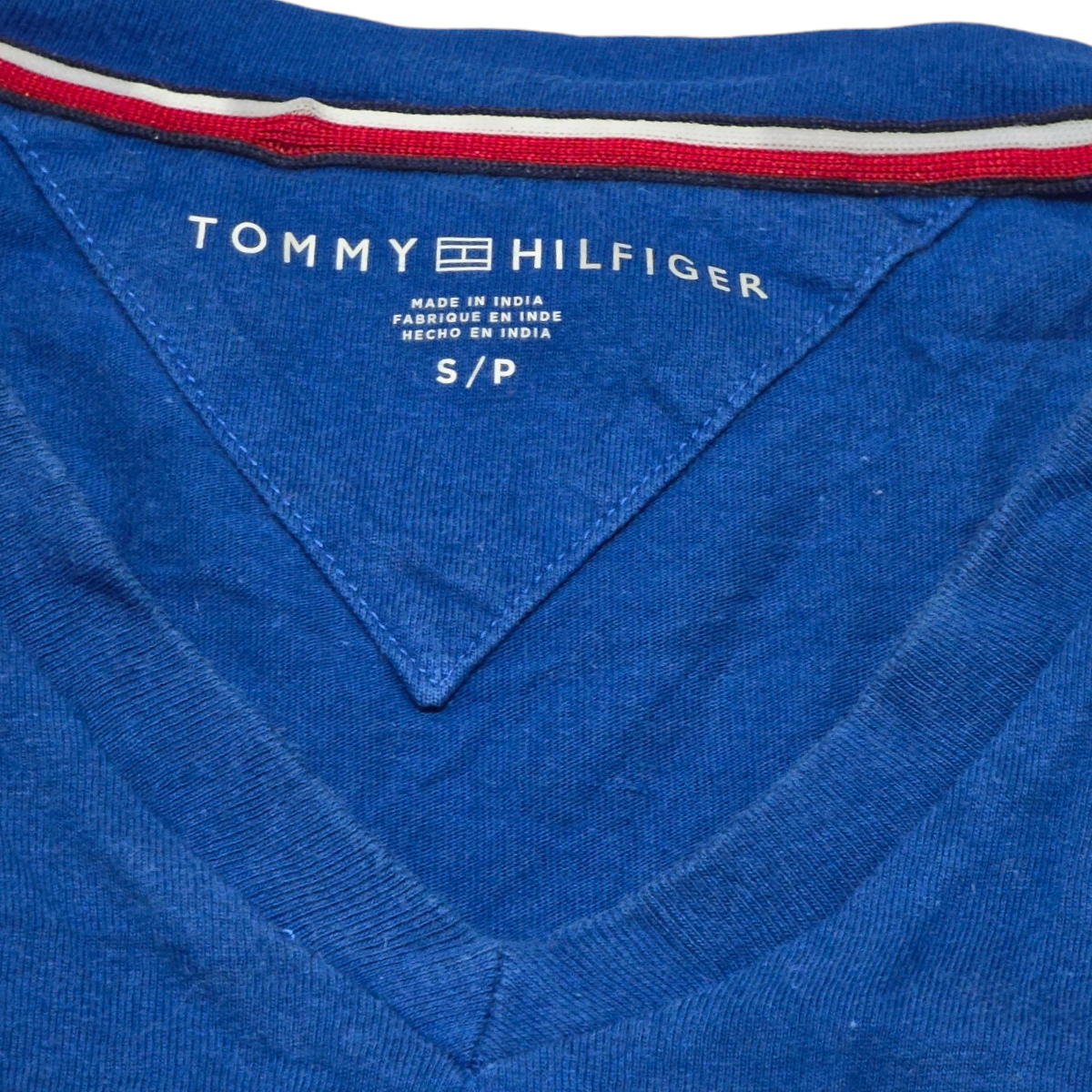 Playera Tommy Hilfiger Chico S Azul
