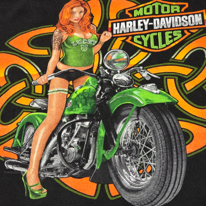 Playera Harley Davidson Grande L Negro