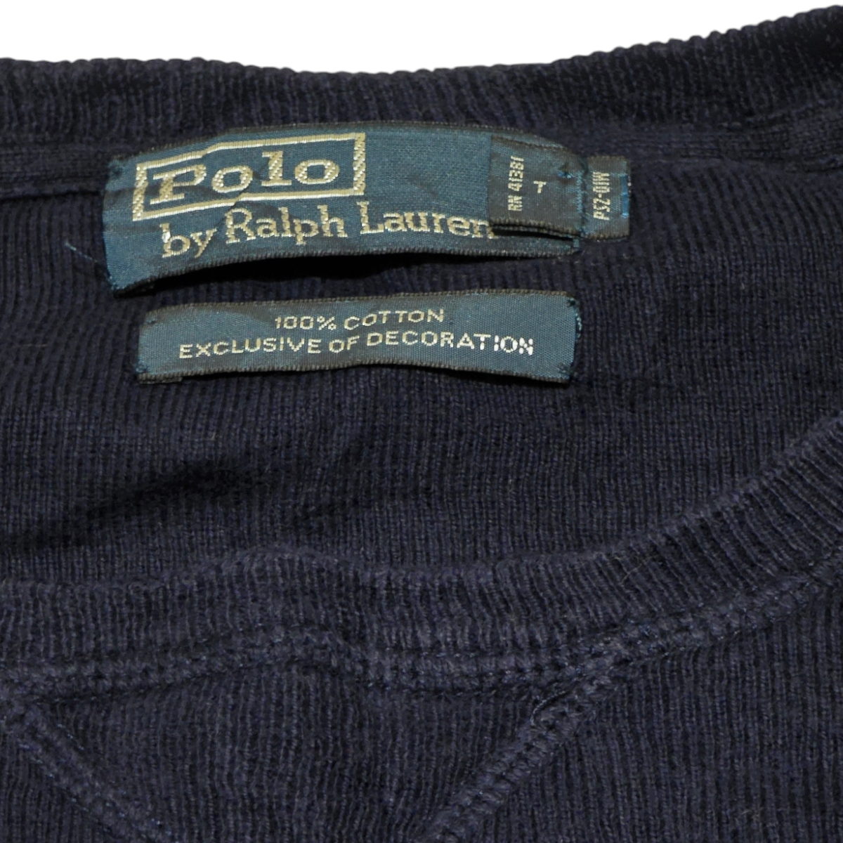 Sueter Cuello Redondo Ralph Lauren Grande L Azul Pony Verde