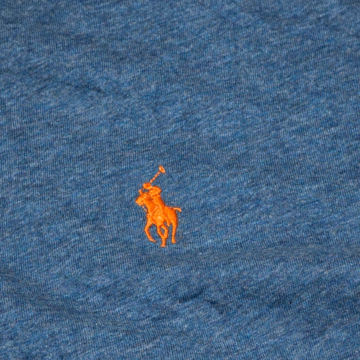 Playera Ralph Lauren Xgrande Xl Azul Pony Naranja