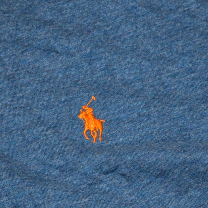 Playera Ralph Lauren Xgrande Xl Azul Pony Naranja