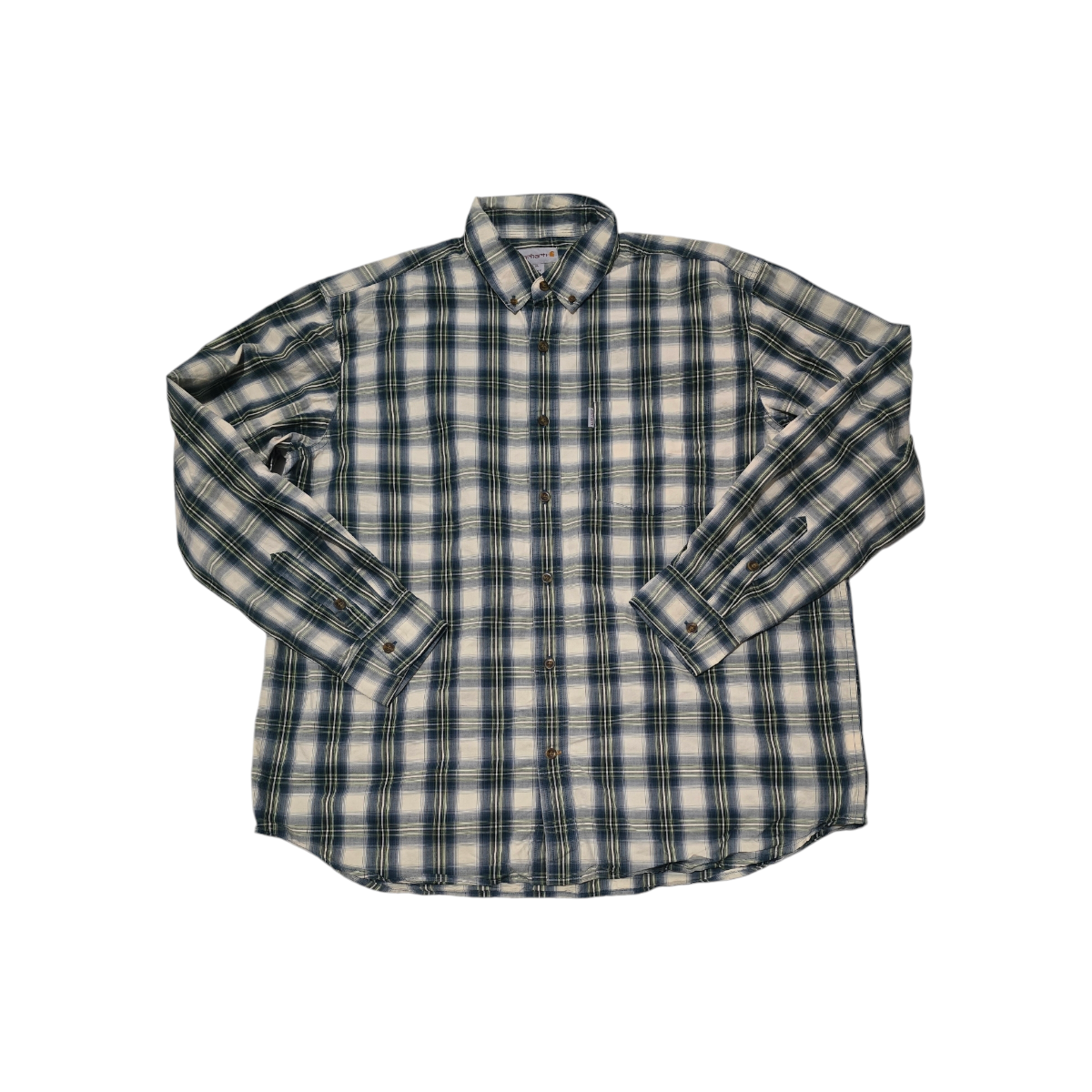 Camisa Carhartt Xgrande Xl Cuadro Verde