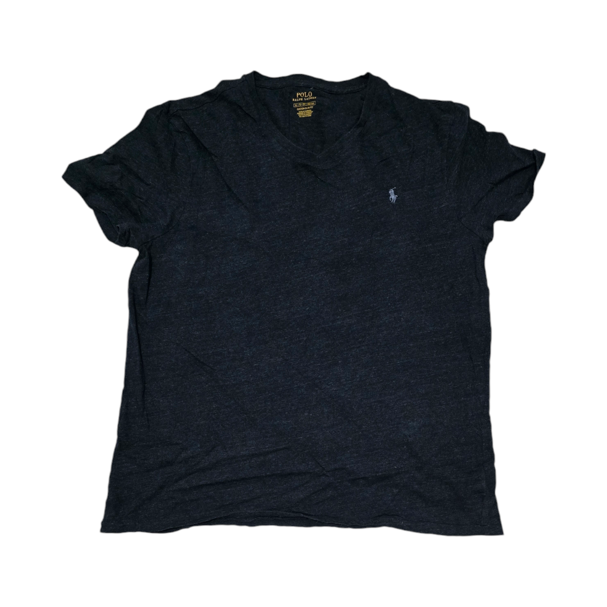 Playera Ralph Lauren Xgrande Xl Custom Slimfit Azul Oscuro