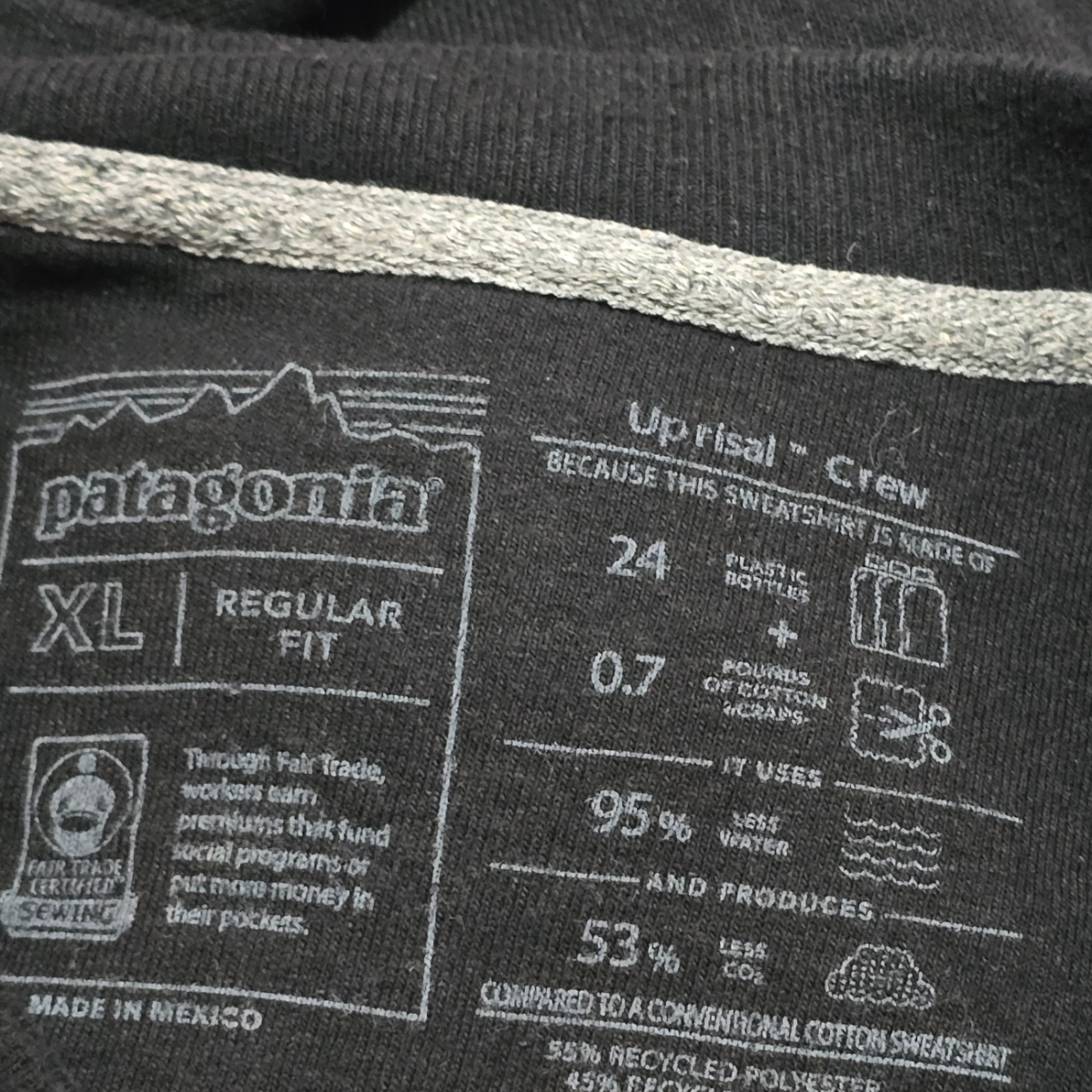 Sudadera Patagonia Xgrande Xl Negro