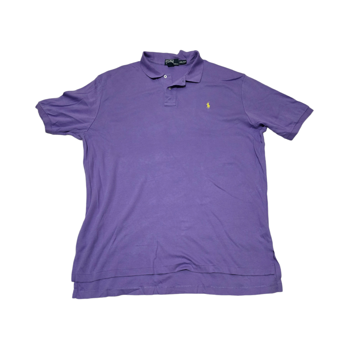 Playera Polo Ralph Lauren 2xl Morado Pony Amarillo