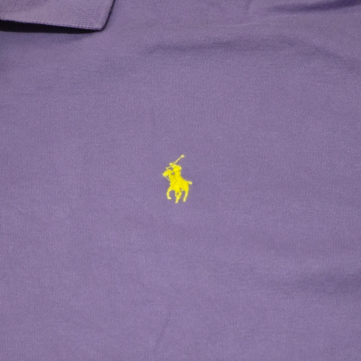 Playera Polo Ralph Lauren 2xl Morado Pony Amarillo